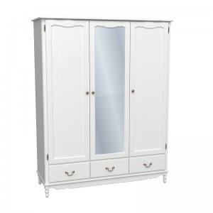 Шкаф для одежды трёхстворчатый с зеркалом "Верден"