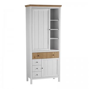 Шкаф для посуды 1113 глухие двери "Сканди"