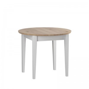 Стол обеденный раскладной "Сканди" D90/125