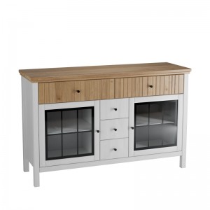 Тумба 232СТЧ стеклянные двери "Сканди"