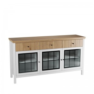 Тумба 33СТЧ стеклянные двери "Сканди"